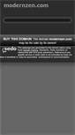 Mobile Screenshot of modernzen.com