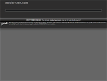 Tablet Screenshot of modernzen.com