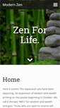 Mobile Screenshot of modernzen.org